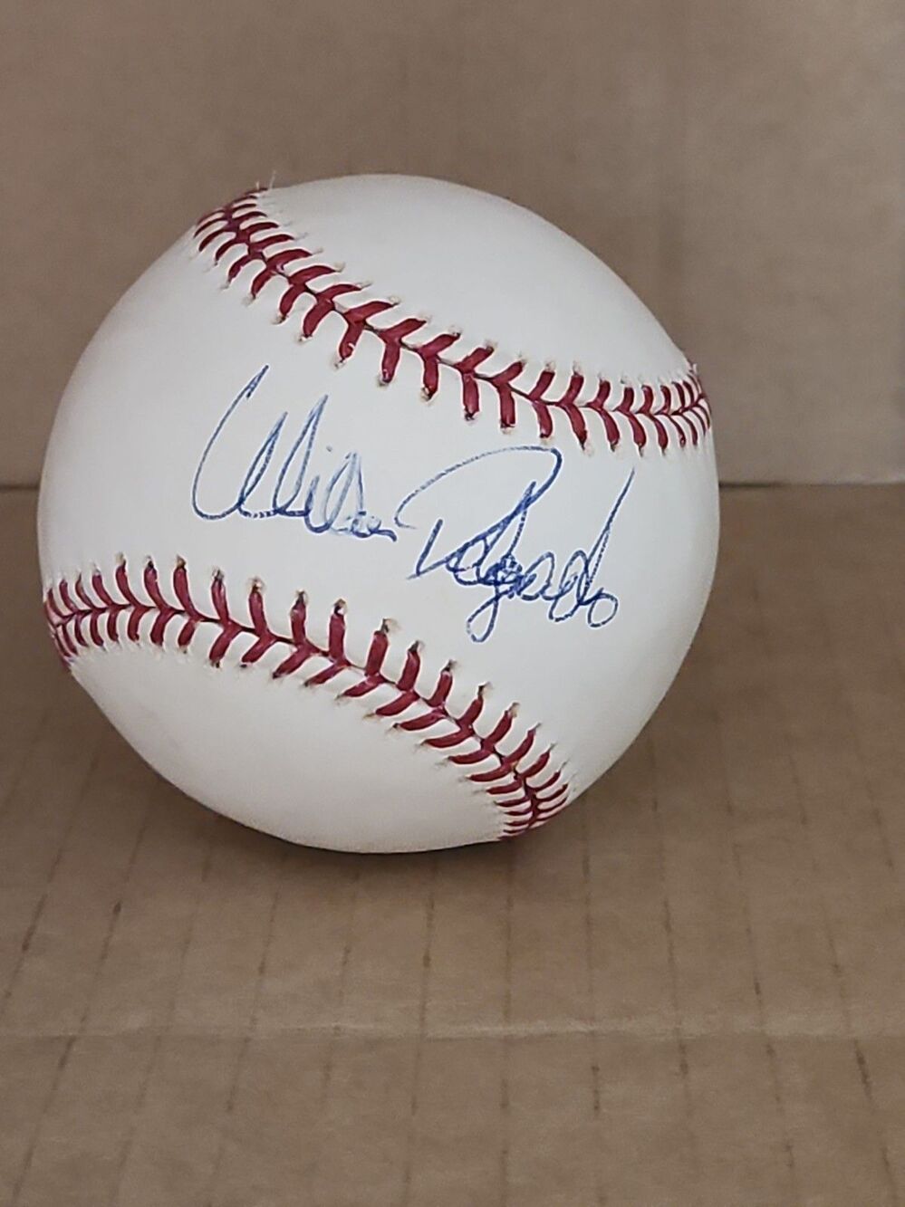 Wilson Delgado MLB Signed Autographed Baseball SF Giants